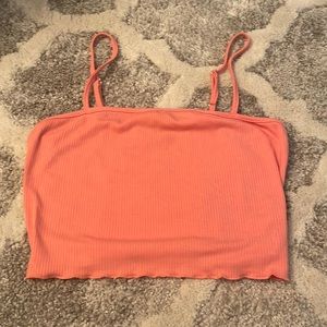 Brand new pink cropped tank
